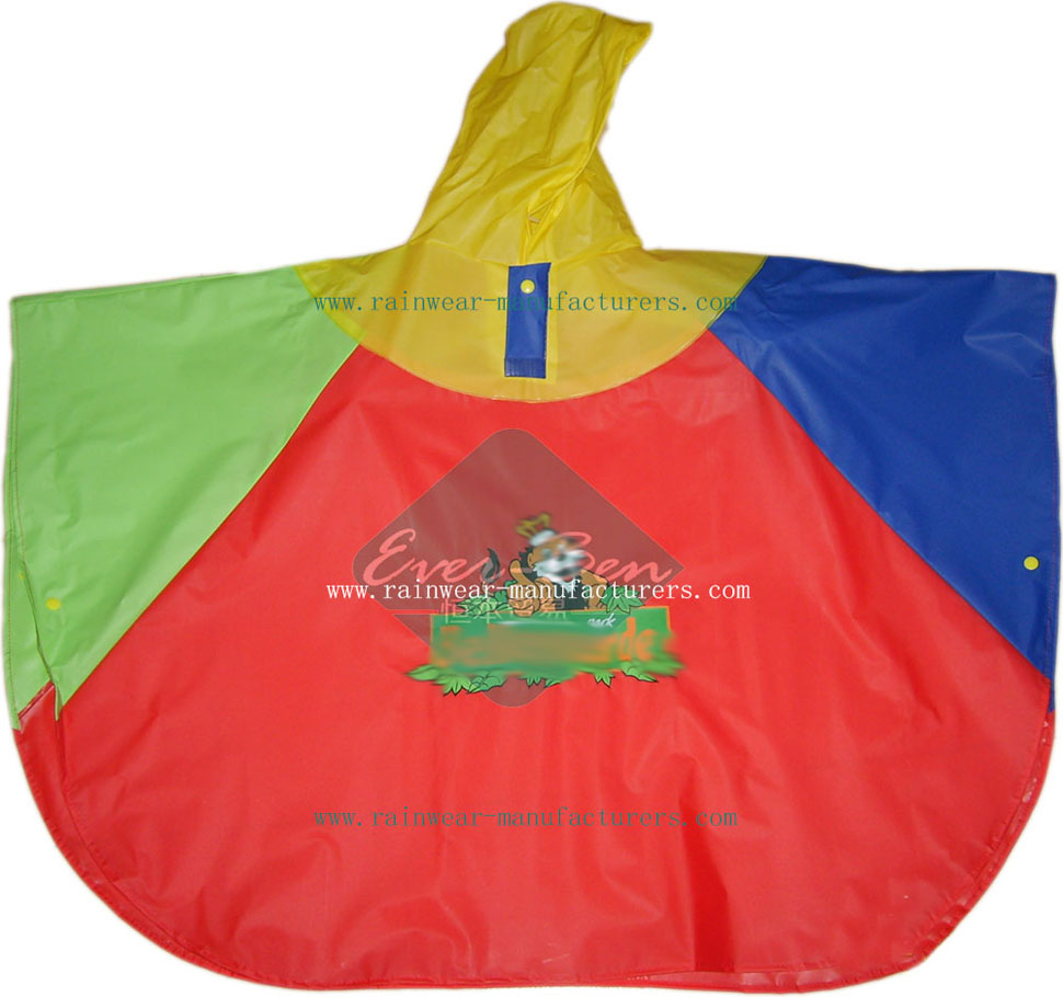 Kids Rain Cape Poncho Manufacturer